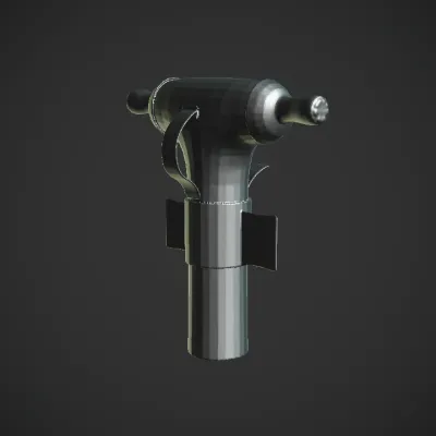 Carved wooden arm holding parchment scrolls. smooth edges, complex geometry.