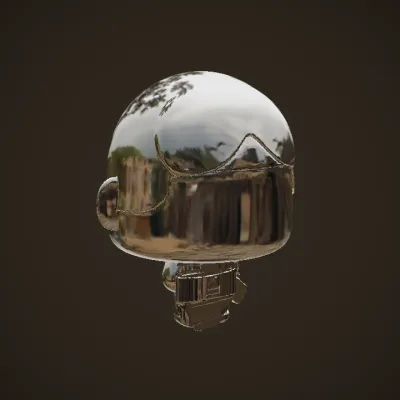 Cartoon police officer with shield. smooth edges, simple geometry, character.