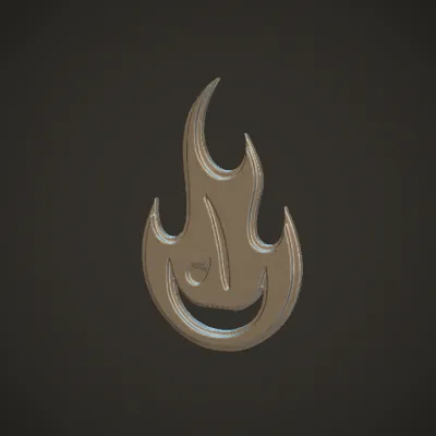 black flame icon or fire symbol. sharp edges, simple geometry, symmetric geometry.