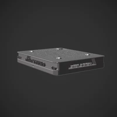 Smart plant shelf with LED lights. smooth edges, simple geometry, game-ready, symmetric geometry.