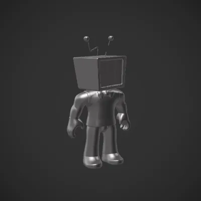 Green rectangle with two protruding rods. simple geometry, smooth edges.