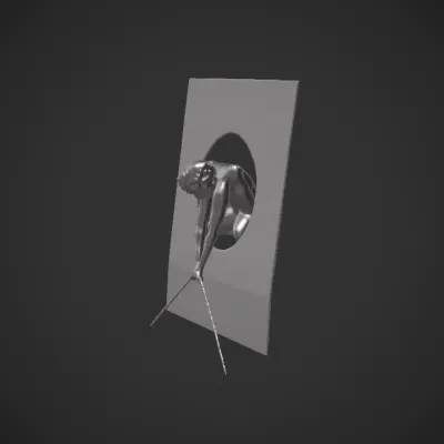 a mythological figure measuring the universe. complex geometry, character.