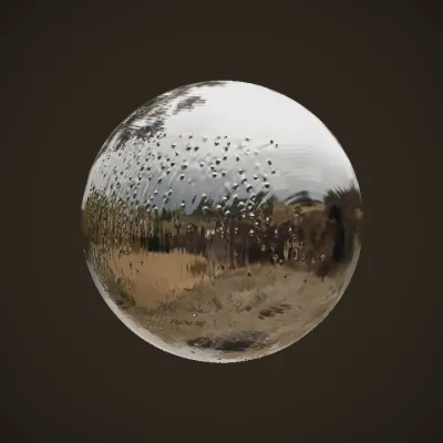 Full moon in night sky. simple geometry, smooth edges.