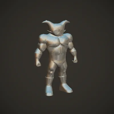 Superhero or villain action figure. simple geometry, sharp edges, game-ready, character, symmetric geometry.