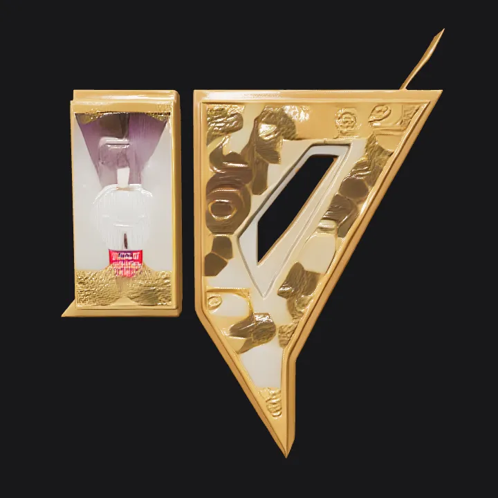 Logo with letter M and lightning bolt. sharp edges, simple geometry.