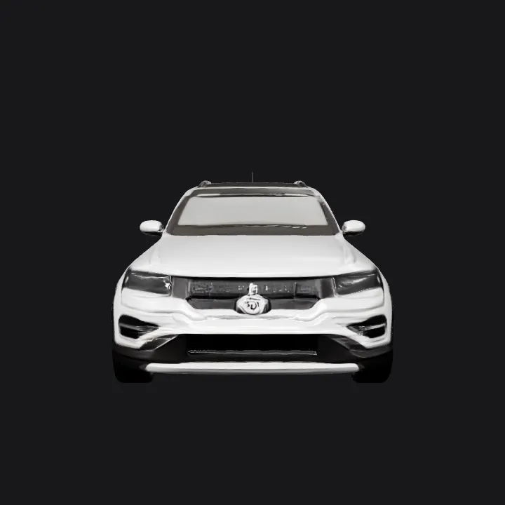 Volkswagen T-Roc compact SUV. smooth edges, complex geometry, game-ready, symmetric geometry.