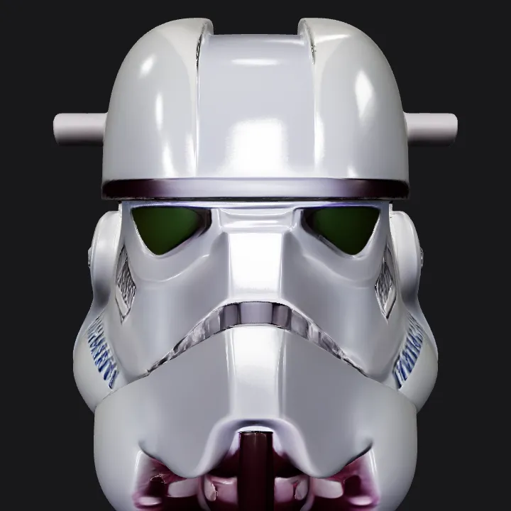 Futuristic armored helmet. smooth edges, complex geometry, game-ready, symmetric geometry.
