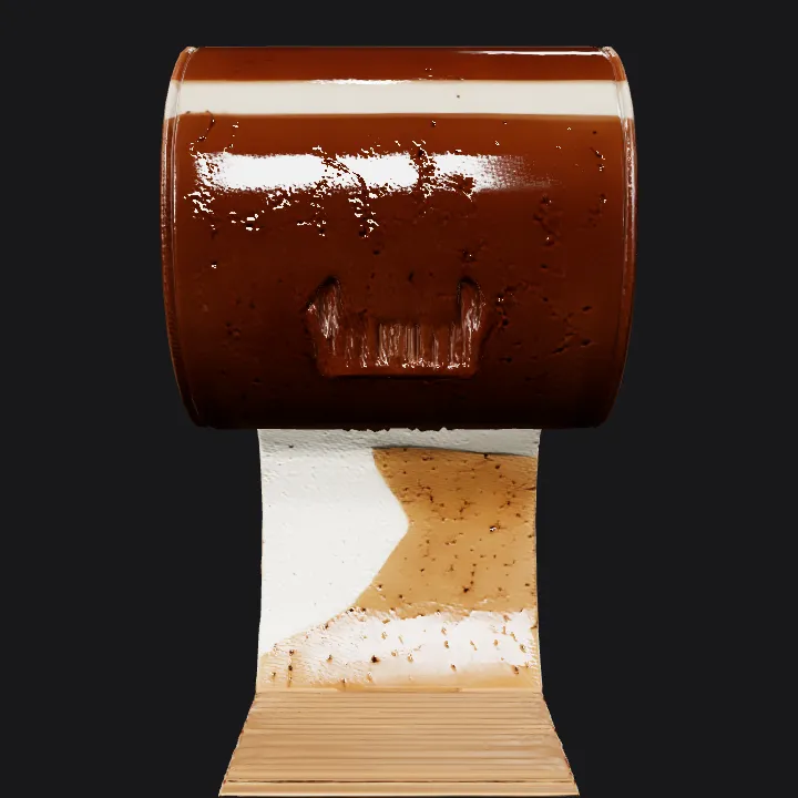 roll of anti-slip sandpaper tape. sharp edges, smooth edges, simple geometry, symmetric geometry.