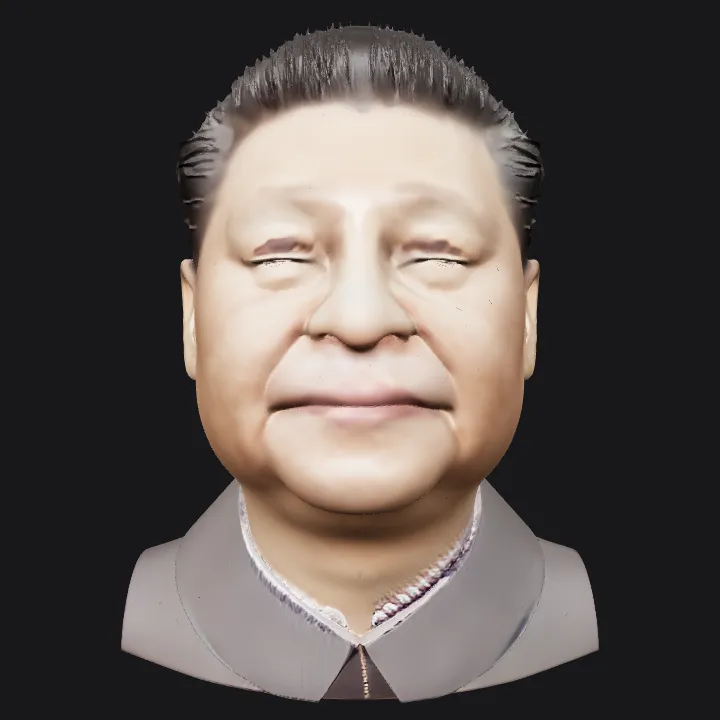 Person wearing formal attire. smooth edges, complex geometry, character, symmetric geometry.