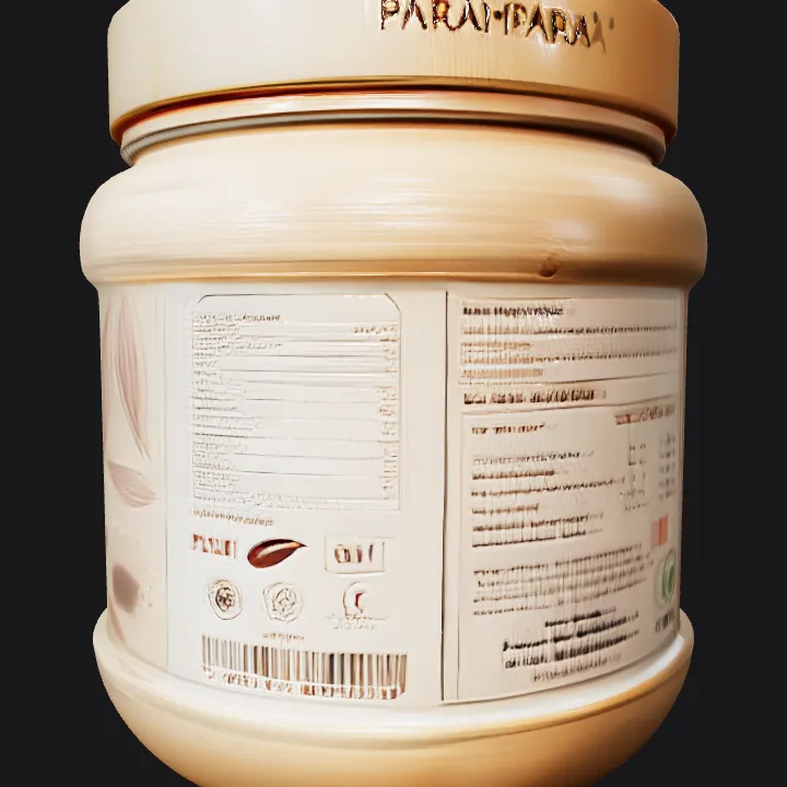 Chai masala spice jar. smooth edges, simple geometry, symmetric geometry.