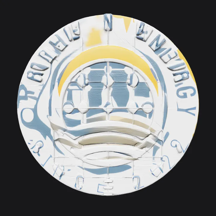 company logo with globe, wave, and solar motif. smooth edges, simple geometry, symmetric geometry.