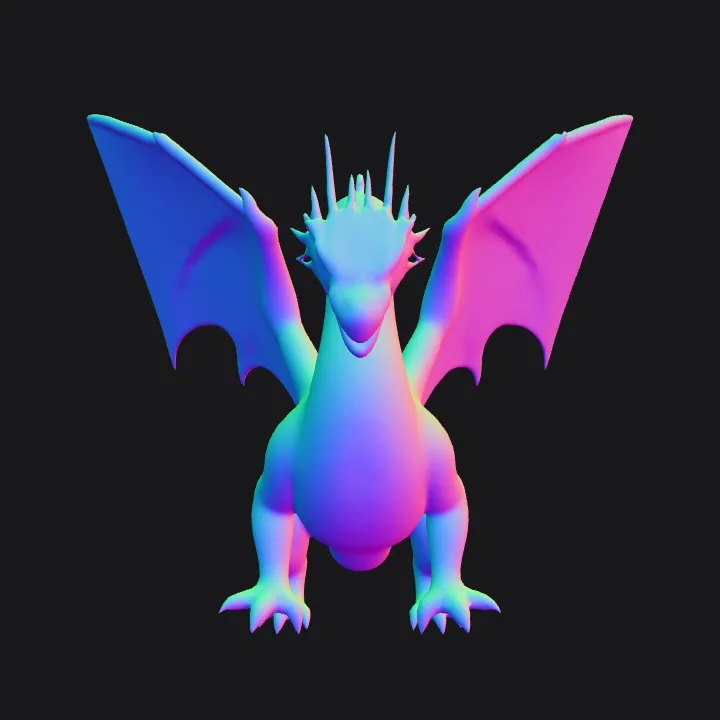 Golden dragon on a mountain cliff. sharp edges, complex geometry, game-ready, character.