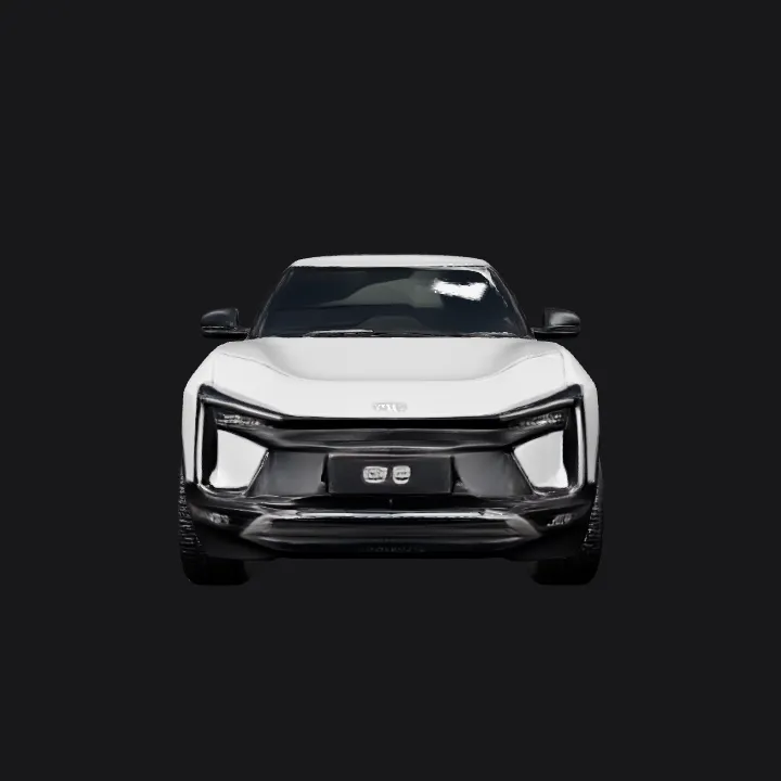 Modern electric SUV car. sharp edges, smooth edges, complex geometry, game-ready, symmetric geometry.