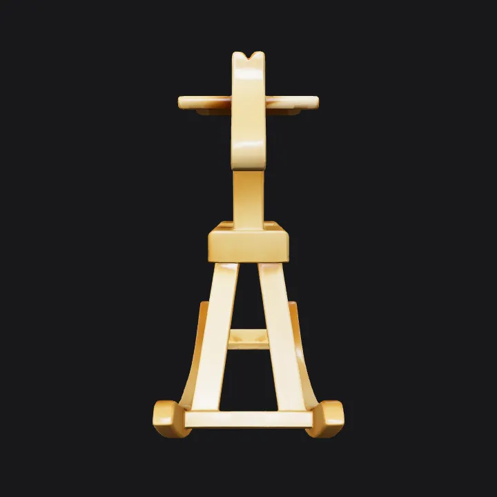 Wooden rocking horse toy. smooth edges, simple geometry, symmetric geometry.