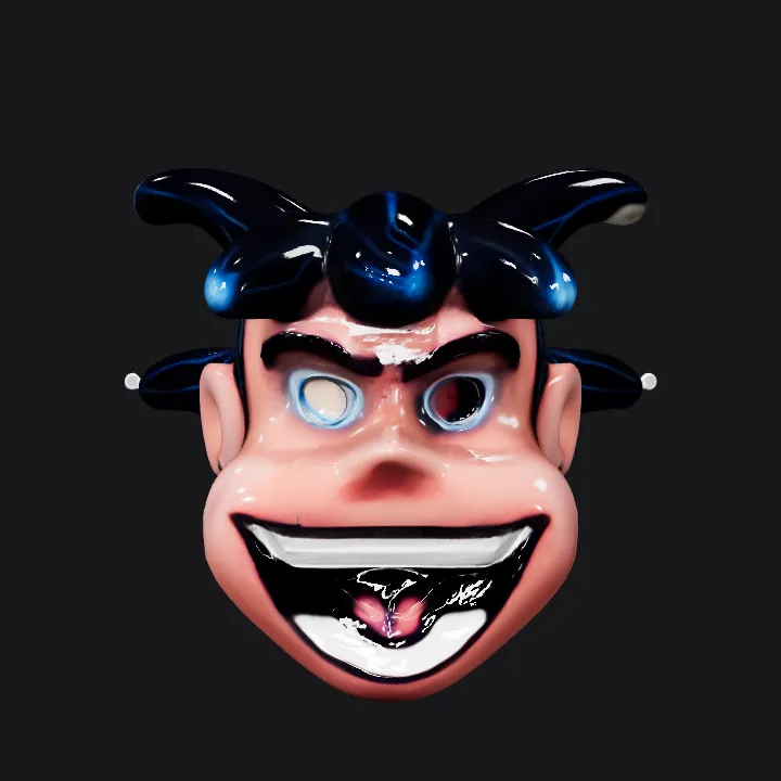 glossy black tentacled abstract sculpture. smooth edges, complex geometry.