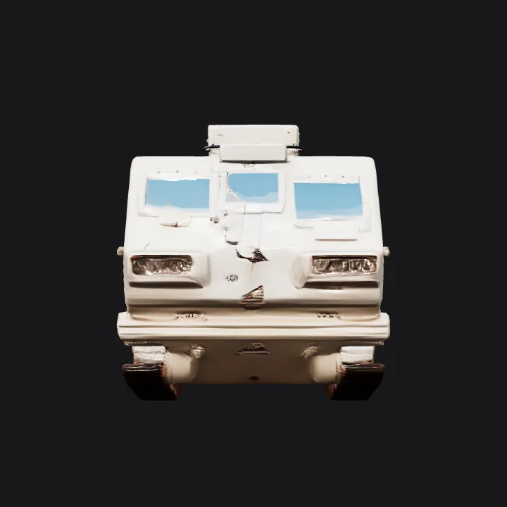 Armored military vehicle with caterpillar tracks. sharp edges, complex geometry, game-ready, symmetric geometry.