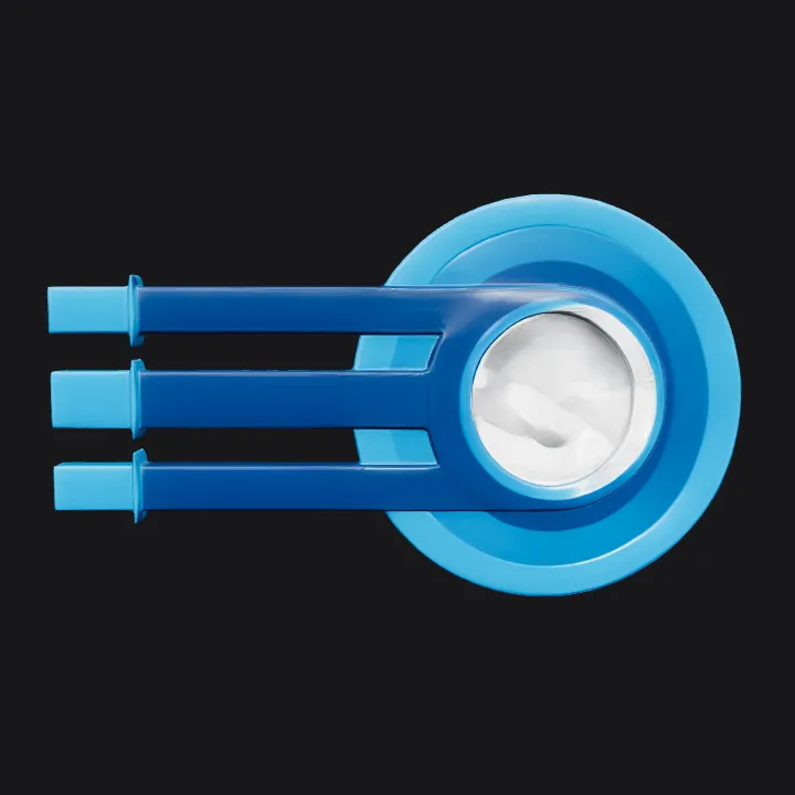 abstract geometric icon with three horizontal lines. sharp edges, simple geometry, symmetric geometry.