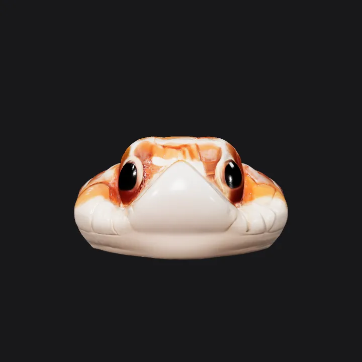 fish-shaped bread or pastry. smooth edges, simple geometry, symmetric geometry.