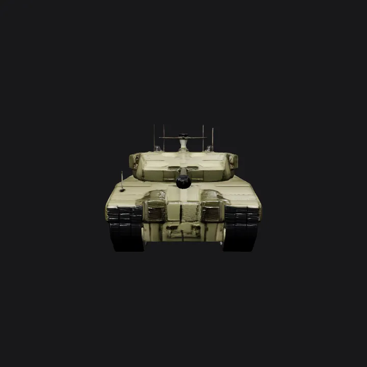 Modern armored military tank multiple views. sharp edges, complex geometry, game-ready, symmetric geometry.
