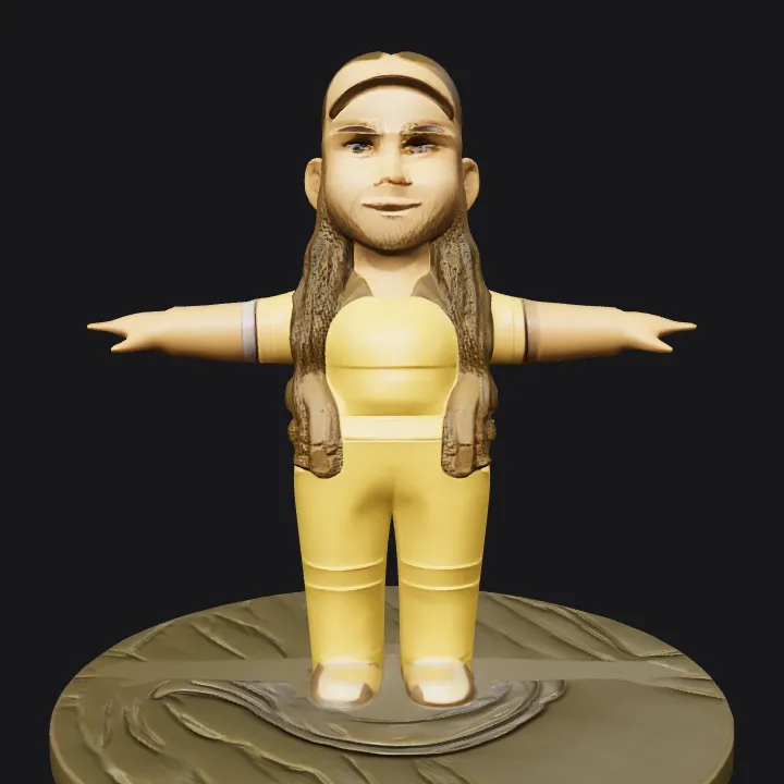 three people taking a selfie. smooth edges, complex geometry, character.