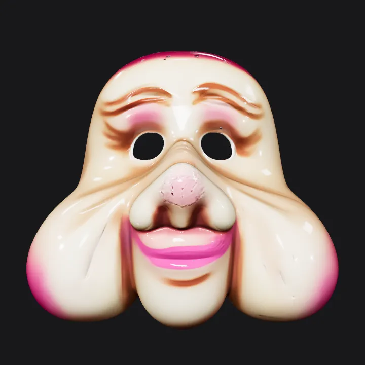 realistic human nose illustration. smooth edges, simple geometry, symmetric geometry.