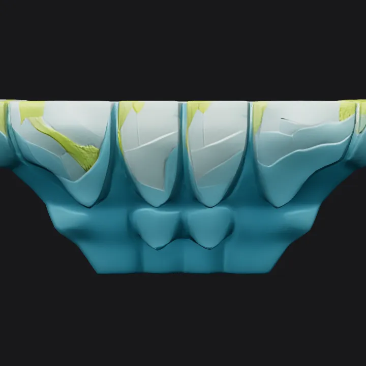 Floating rocky platform with grass. sharp edges, simple geometry, game-ready.