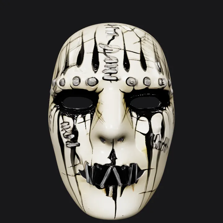 A signed American football helmet. smooth edges, complex geometry, symmetric geometry.