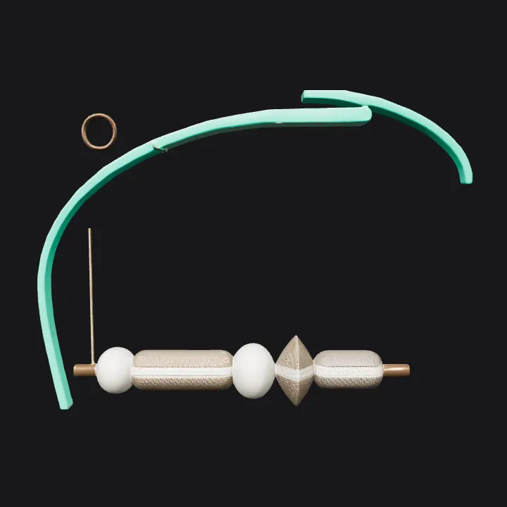 beaded bracelet with clasp. smooth edges, simple geometry, symmetric geometry.